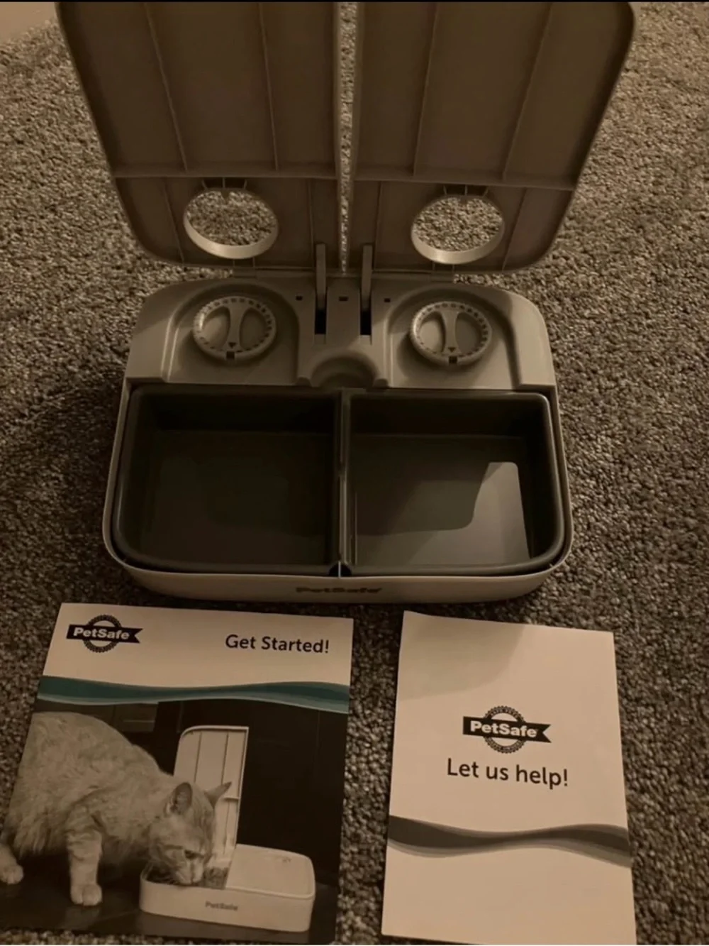 Pet safe Automatic 2 Meal Pet Feeder